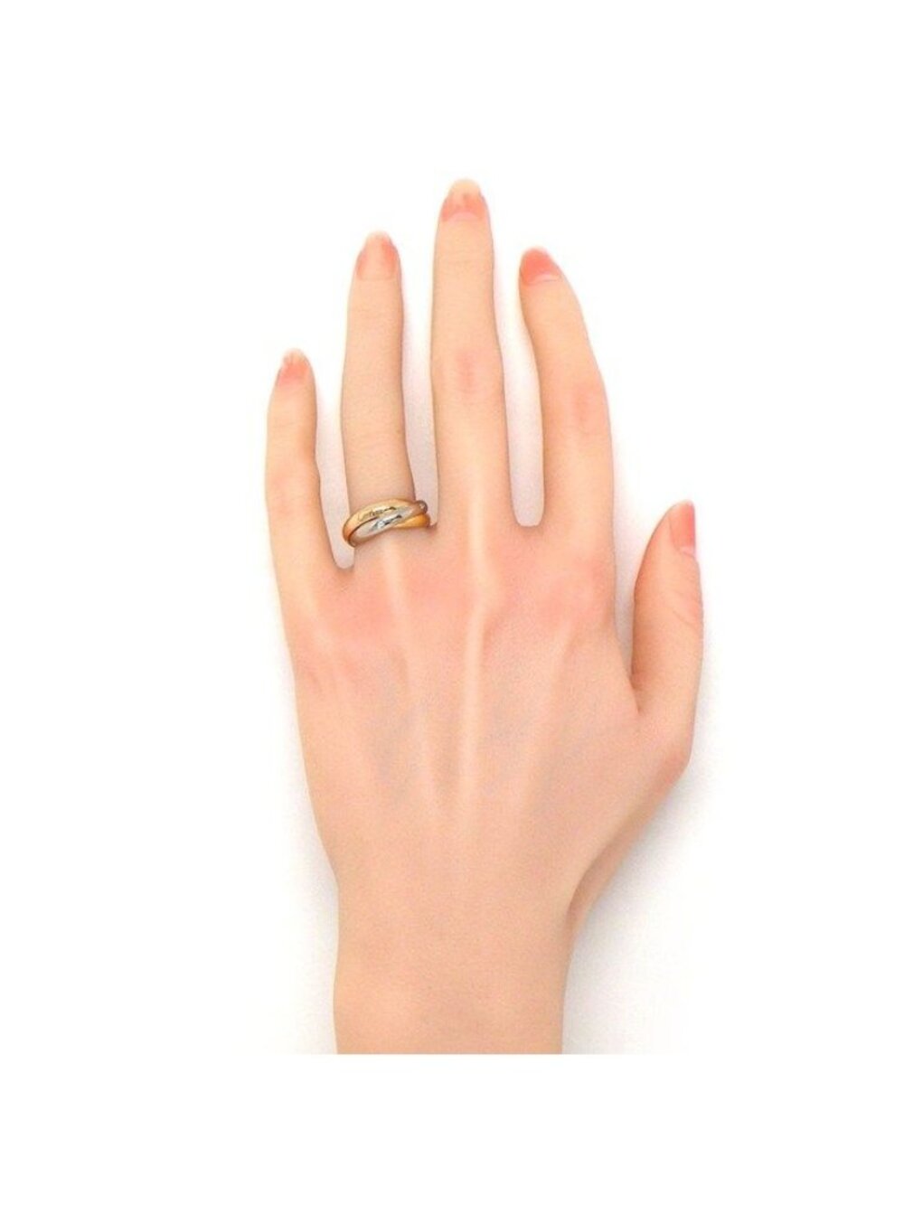 Cartier Ring Trinity Classic Model MM Three Color Diamond - Picture 8 of 11
